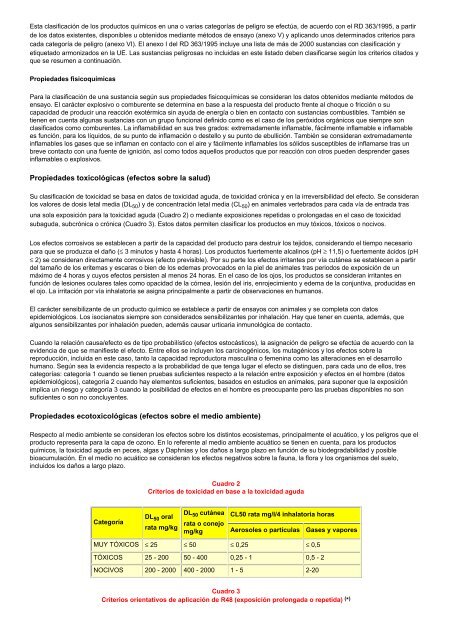 NTP 635 Clasificación envasado y etiquetado de las sustancias peligrosas