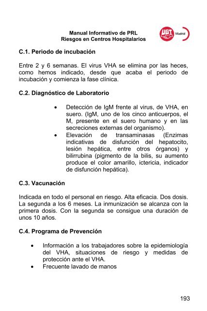 RIESGOS EN CENTROS HOSPITALARIOS