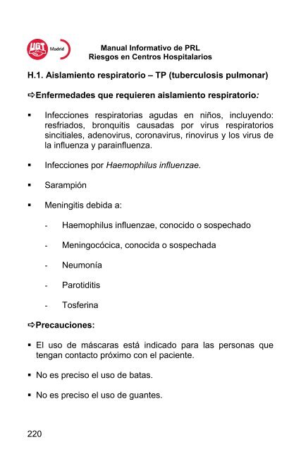 RIESGOS EN CENTROS HOSPITALARIOS