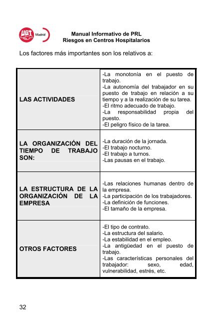 RIESGOS EN CENTROS HOSPITALARIOS