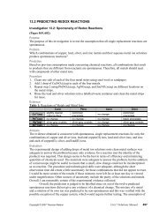 13.2 PREDICTING REDOX REACTIONS