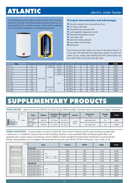 Product catalogue