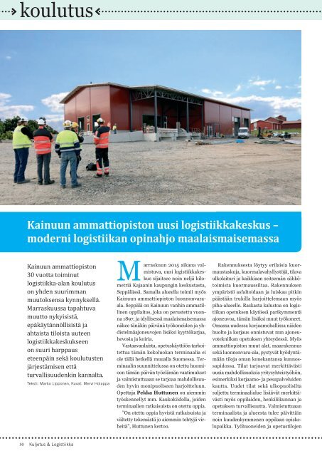 Kuljetus & Logistiikka 4 / 2015