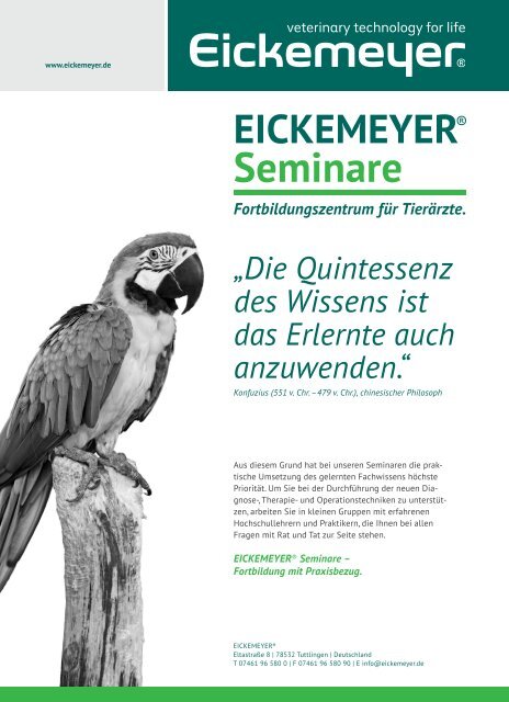 Eickemeyer Seminarmagazin PLUS 04/15