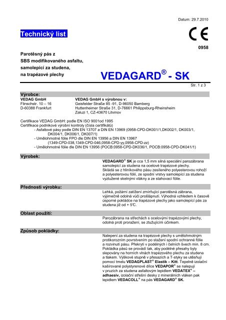 VEDAGARD - SK