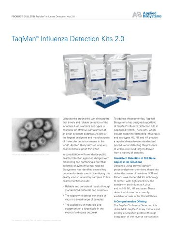 TaqMan Influenza Detection Kits 2.0