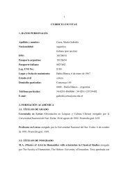 1 CURRICULUM VITAE 1. DATOS PERSONALES - Universidad ...