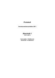 Protokoll Abschnitt 1