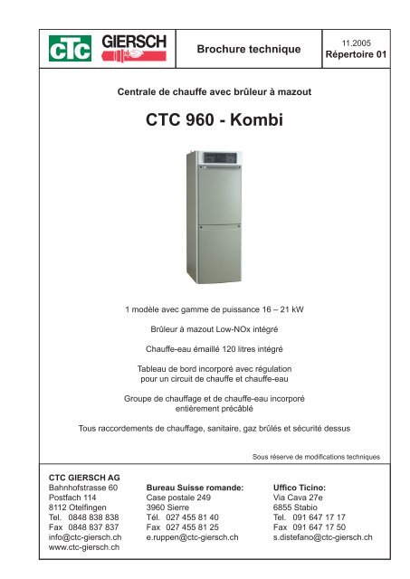CTC 960 - Kombi