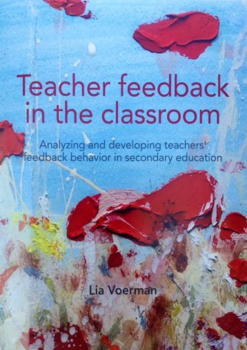 Teacher feedback in the classroom