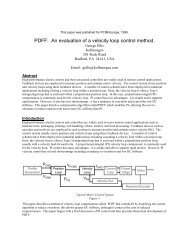 This paper was published for PCIM-Europe, 1999.