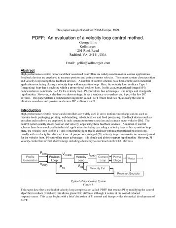 This paper was published for PCIM-Europe, 1999.