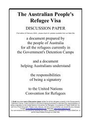 The Australian People's Refugee Visa