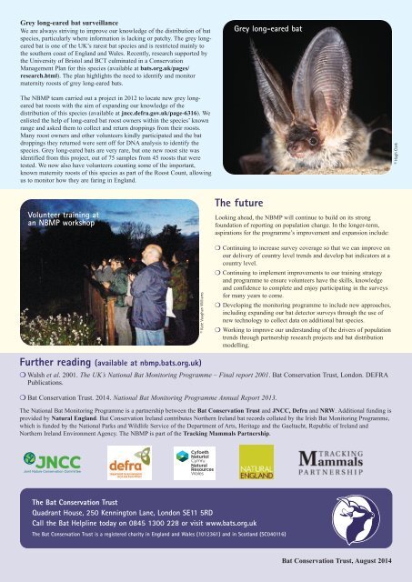 The state of the UK’s bats 2014