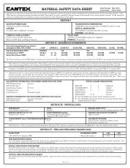 MATERIAL SAFETY DATA SHEET