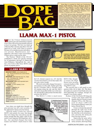 LLAMA MAX-1 PISTOL