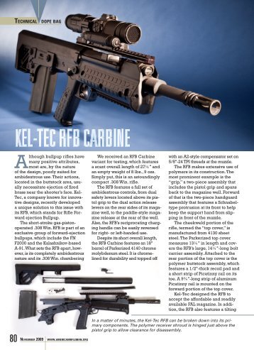 KEL-TEC RFB CARBINE