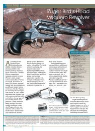 Ruger Bird’s Head Vaquero Revolver