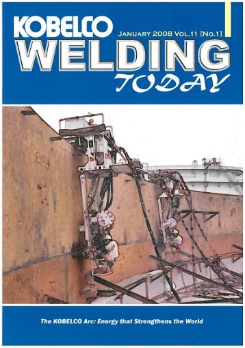 Kobelco Welding Today Vol.11 No.1 2008