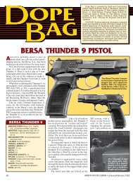 BERSA THUNDER 9 PISTOL