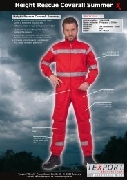 Height Rescue Coverall Summer - Pirotext