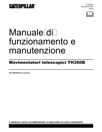 Manuale d i funzionamento e manutenzione