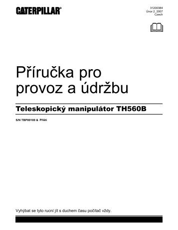 Příručka pro provoz a údržbu