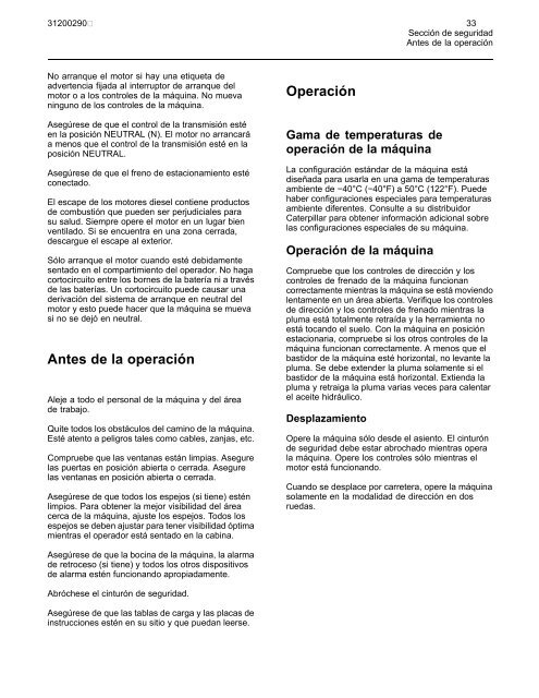 Manual de Operación y Mantenimiento