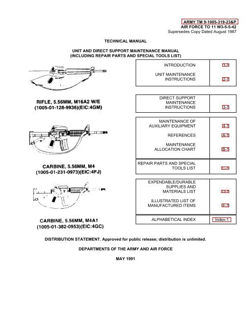 M16 Maintenance Manual TM9-1005-319-23.pdf - CombatRifle.net