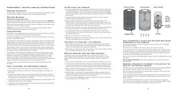 ThermaCELL Heated Insoles Instructions