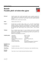 Baumit Fasadne ploče od mineralne pjene