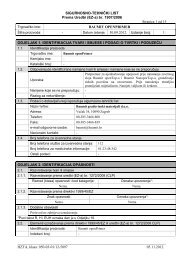 SIGURNOSNO-TEHNIÄKI LIST Prema Uredbi (EZ-a) br ... - Baumit
