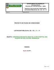 PROYECTO DE PLIEGO DE CONDICIONES LICITACION PUBLICA ...