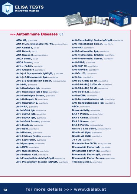 Dialab Catalogue