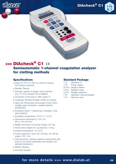 Dialab Catalogue