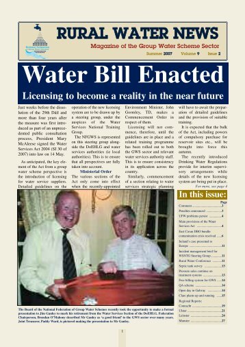 Water Bill Enacted