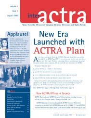 New Era Launched with ACTRA Plan