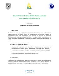 Desarrollo de un Sistema HACCP (Curso Avanzado)