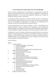 22. InterpretaciÃ³n e implementaciÃ³n de la norma ISO 22000:2005