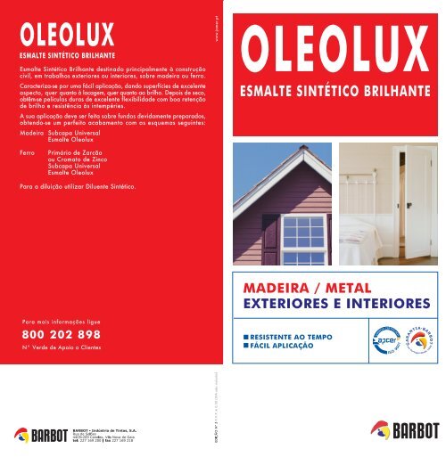Esmalte Oleolux - Barbot