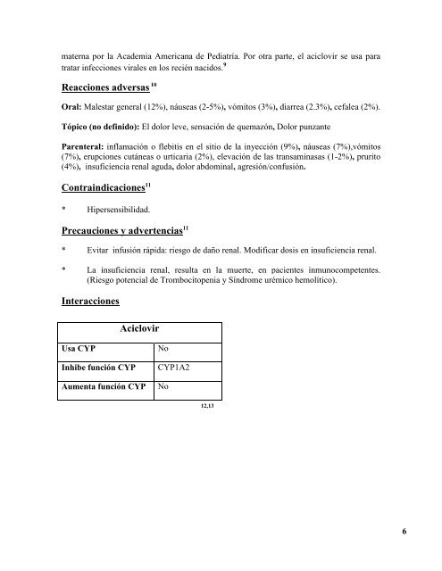 Manual de Antivirales (No HIV) (Revisión Sistemática) Mayo 2012