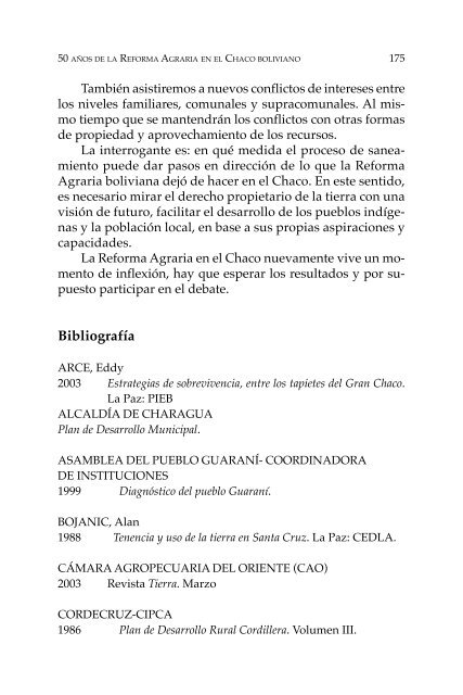 Proceso agrario en Bolivia y América Latina