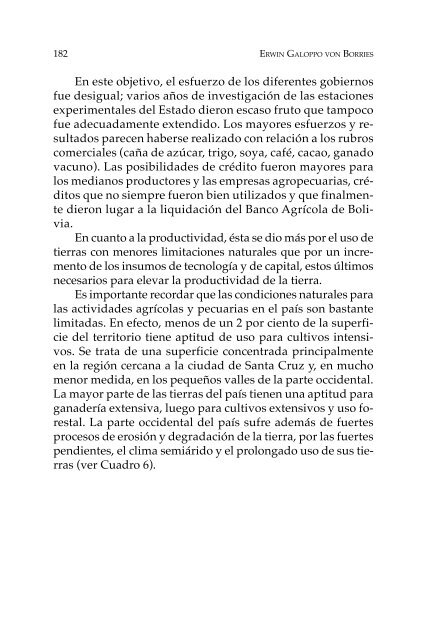 Proceso agrario en Bolivia y América Latina