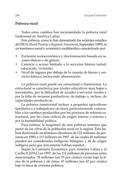 Proceso agrario en Bolivia y América Latina