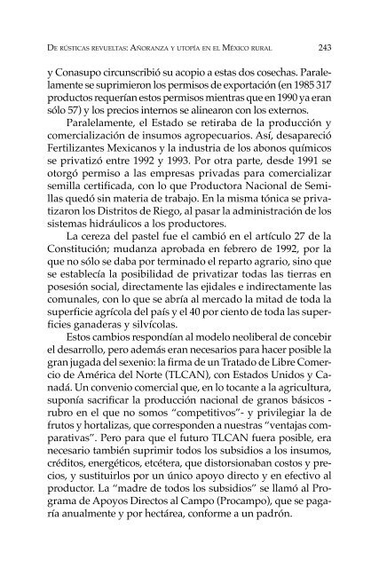 Proceso agrario en Bolivia y América Latina