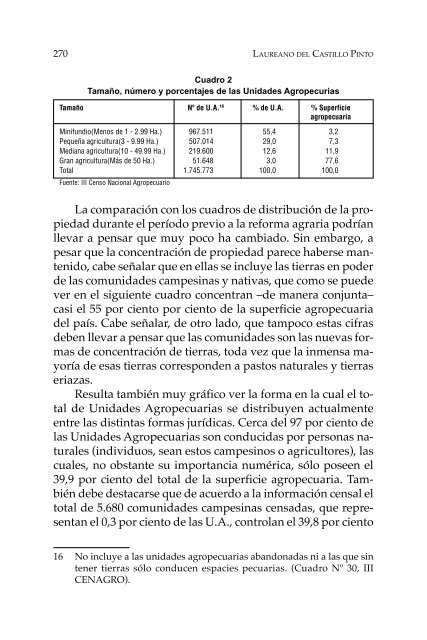 Proceso agrario en Bolivia y América Latina