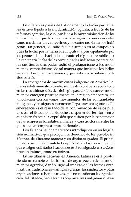 Proceso agrario en Bolivia y América Latina