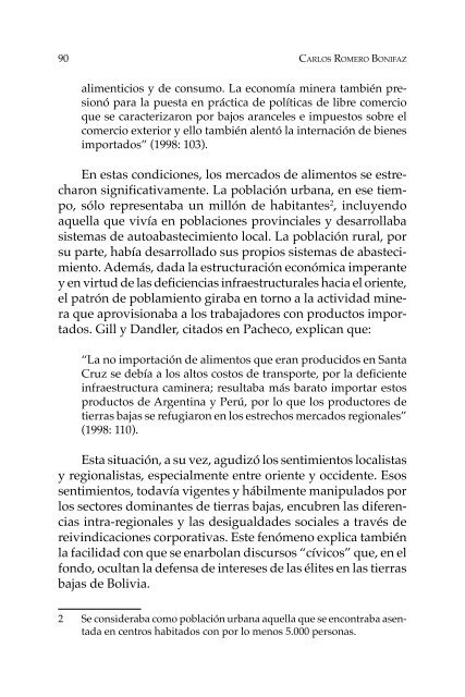 Proceso agrario en Bolivia y América Latina