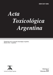 Acta Toxicológica Argentina