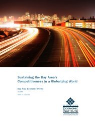 Sustaining the Bay Area’s Competitiveness in a Globalizing World